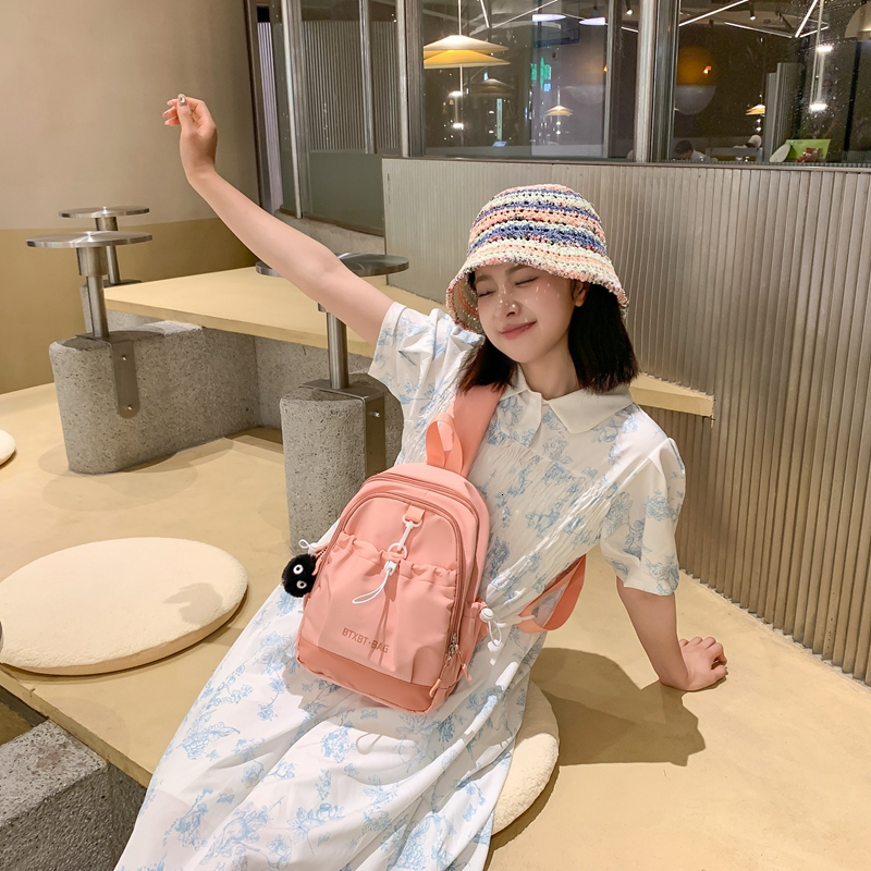 Unisex Single Shoulder College Student Fashion Commuter Crossbody 2025 New Travel Chest Casual Cycling Bag