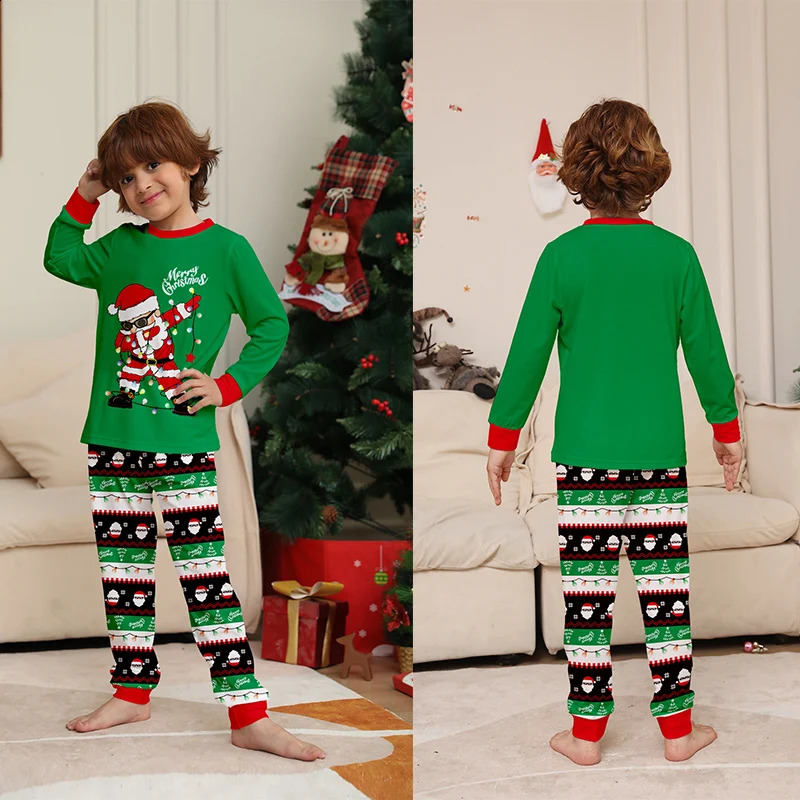 2026 Christmas Matching Family Pajamas Outfits Xmas Adult Mother Father Kids Set Baby Romper Sleepwear Family Look Pyjamas 251027