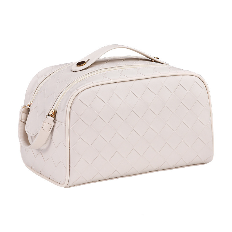 Luxury Brand Designer Bag New Portable Handheld Makeup Bag Large Capacity High-End Double Zipper Cosmetic Organizer Bag