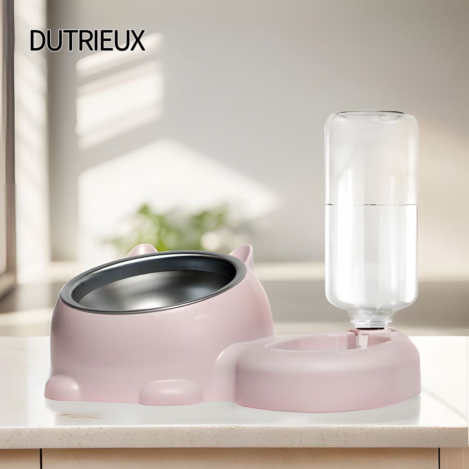 K3317 Smart pet feeder, stainless steel, durable and hygienic