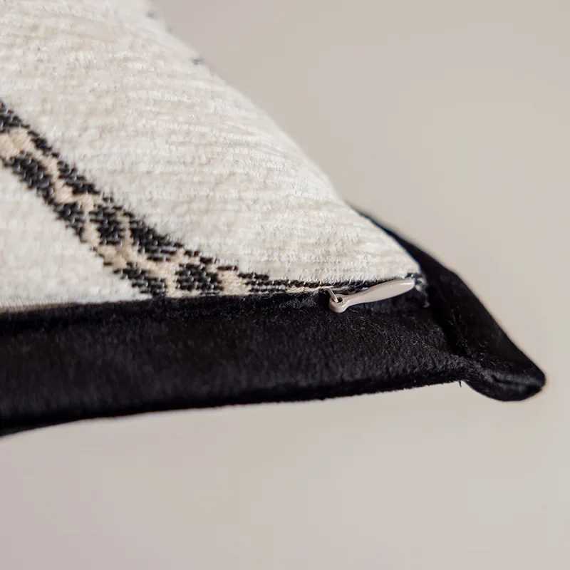 Pillow Case Simplicity Jacquard Embroidered Covers Decorative Home Decor Cushion Cover Light Luxury cases with Sense of Design C251028