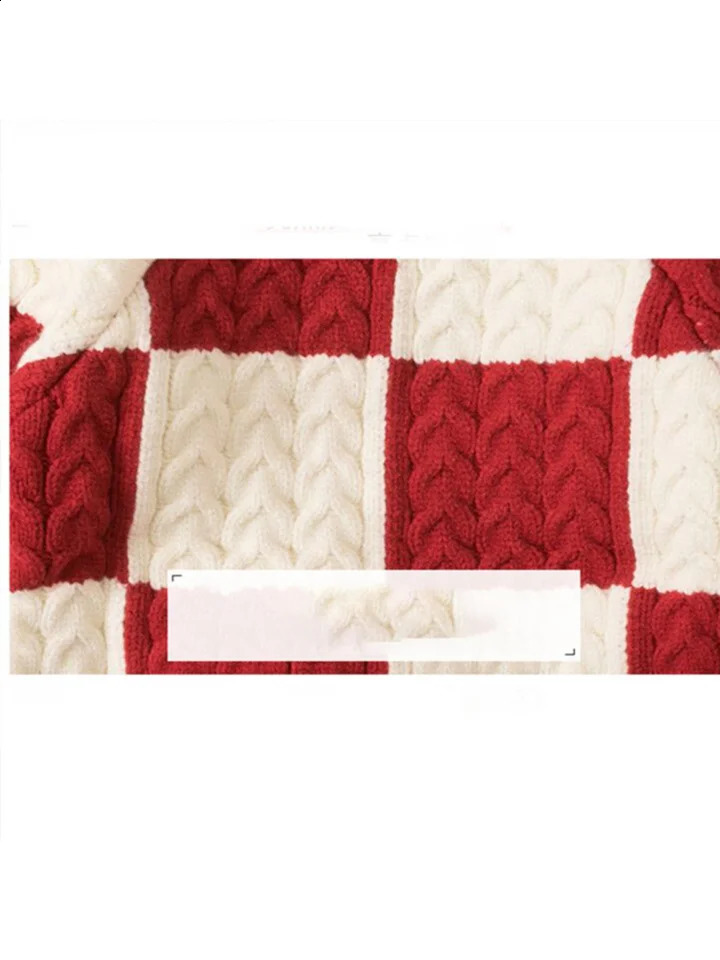 Childrens Red Sweater with Cartoon 3D n for Christmas Years Day and Years Eve Knitted Pullover for Boys and Girls 251027