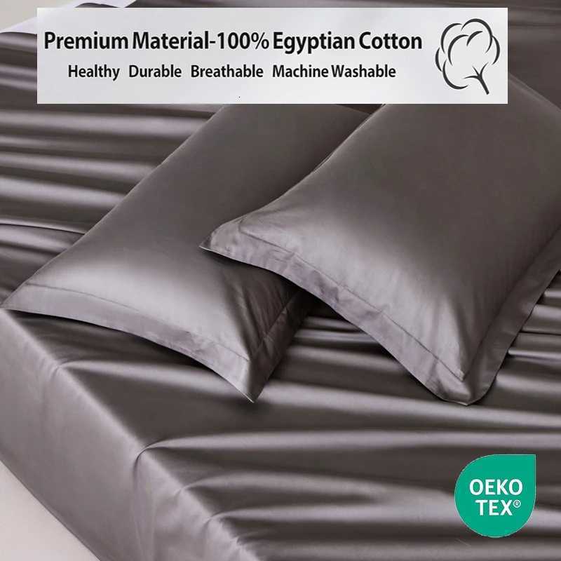 Pillow Case Organic 800 Thread Count Egyptian Cotton 2pcs Cases Customized Any Size Standard Queen King Size Covers case C251028