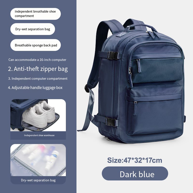 Ryanair Backpack Travel Cabin Airplane 40x20x25 Air Vacuum Compression Backpack Women Men Backpack Business Laptop Bag Handbag L250820