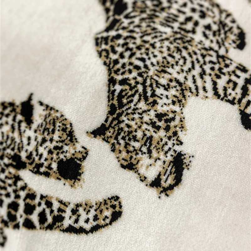 Pillow Case Leopard Chenille Cushion Cover Rectangle 30x60cm case Shell For Sofa Bed Couch Home Decoration Light Luxury Vintage Black C251028