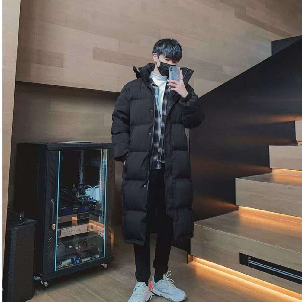 Puffer Jacket Men's winter big jacket women's down parkas black thick long hooded outdoor Down coat warm oversize ski padded overcoat S-3XL