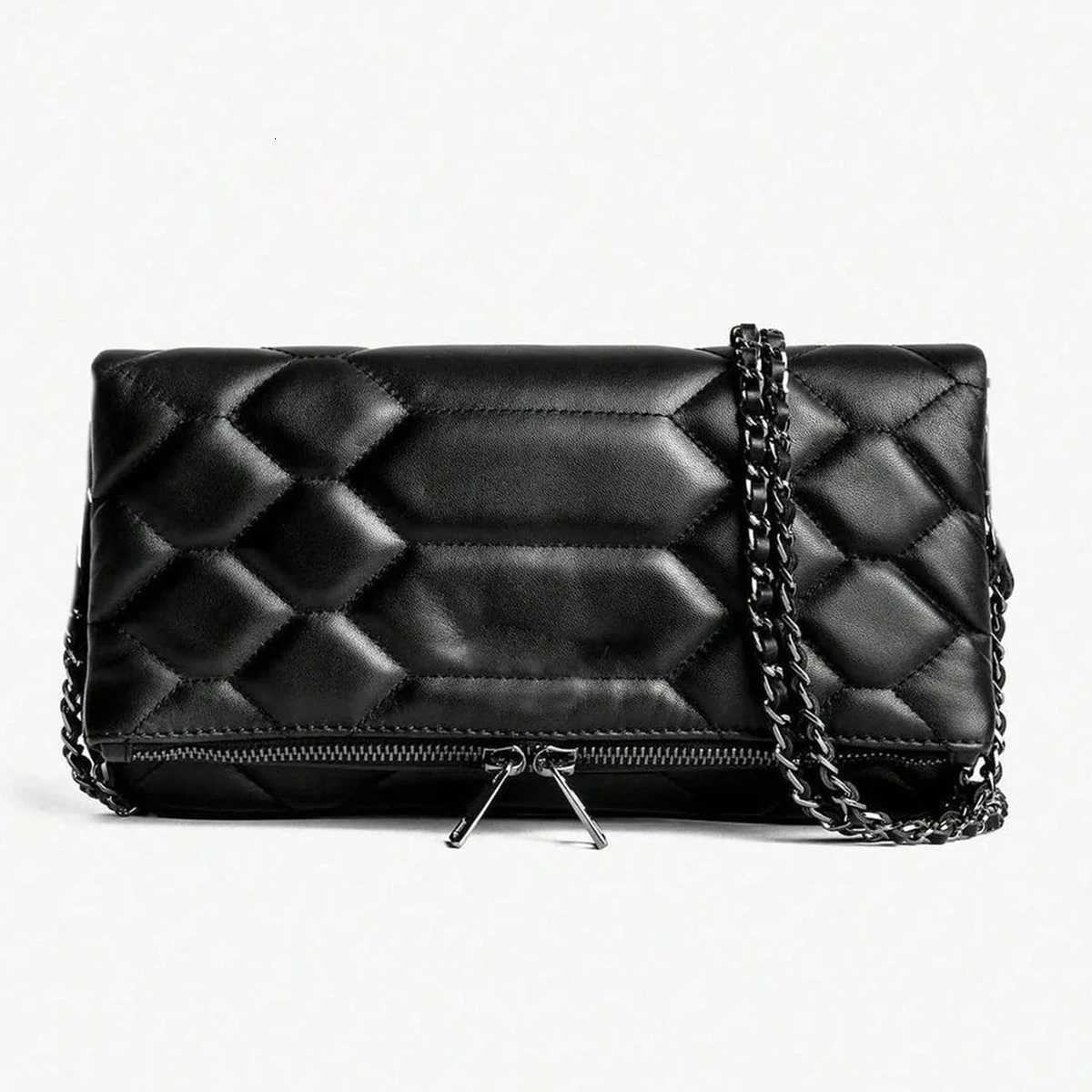 Classic fashion chain shoulder bag simple and versatile elegant messenger bag suitable for work commuting and shoppingT251028