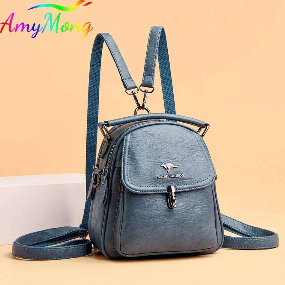 Designer Bags Women Fashion Backpack Purses Design Multifunction Travel For Female Ladies Soft PU Leather Hand And Shoulder Bag Hot Selling