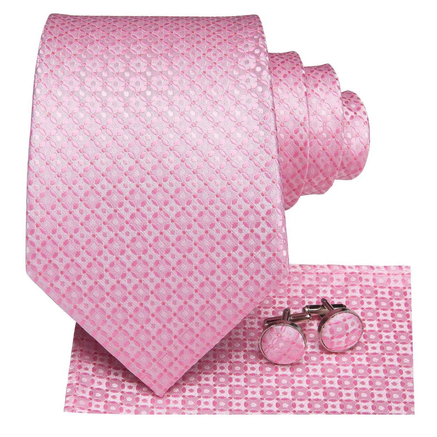 Black Stripes Mens Tie Handkerchief Cufflinks Set Necktie for Men Male Wedding Business Ties Formal Dad Husband GiftW251028