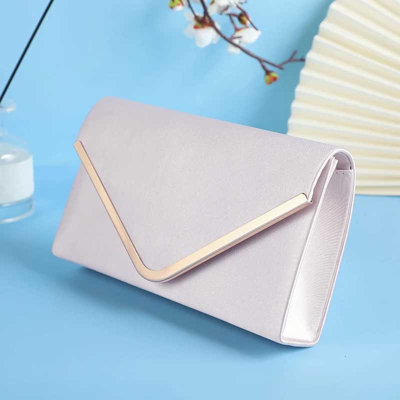 New Style Womens Crossbody Evening Bag with Chain Envelope Clutch Handbag Shoulder Messenger Bag for Wedding Party H251027