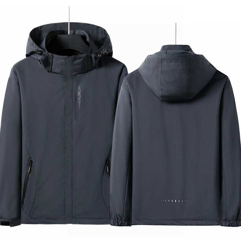 Mens Waterproof Rain Jacket Lightweight Outer Hooded Outdoor Raincoat Hiking Windproof Jacket Climbing Outdoor Jackets X2510281