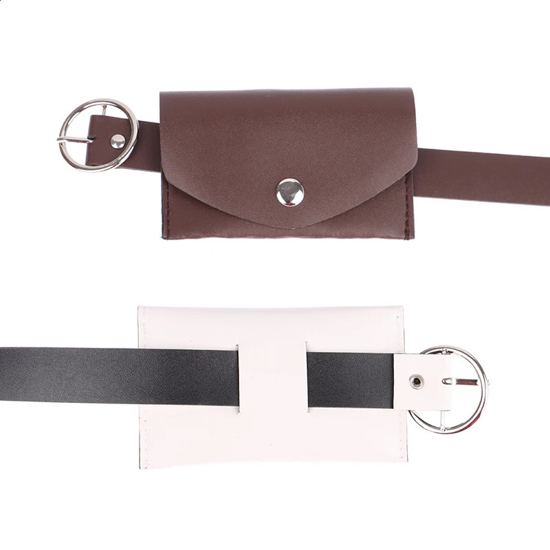 Waist Belt Adjustable PU Waist Pack Metal Buckle Wallet Phone Pouch Ladies Decorative Belts Salesperson Work Bag 100CM 251023