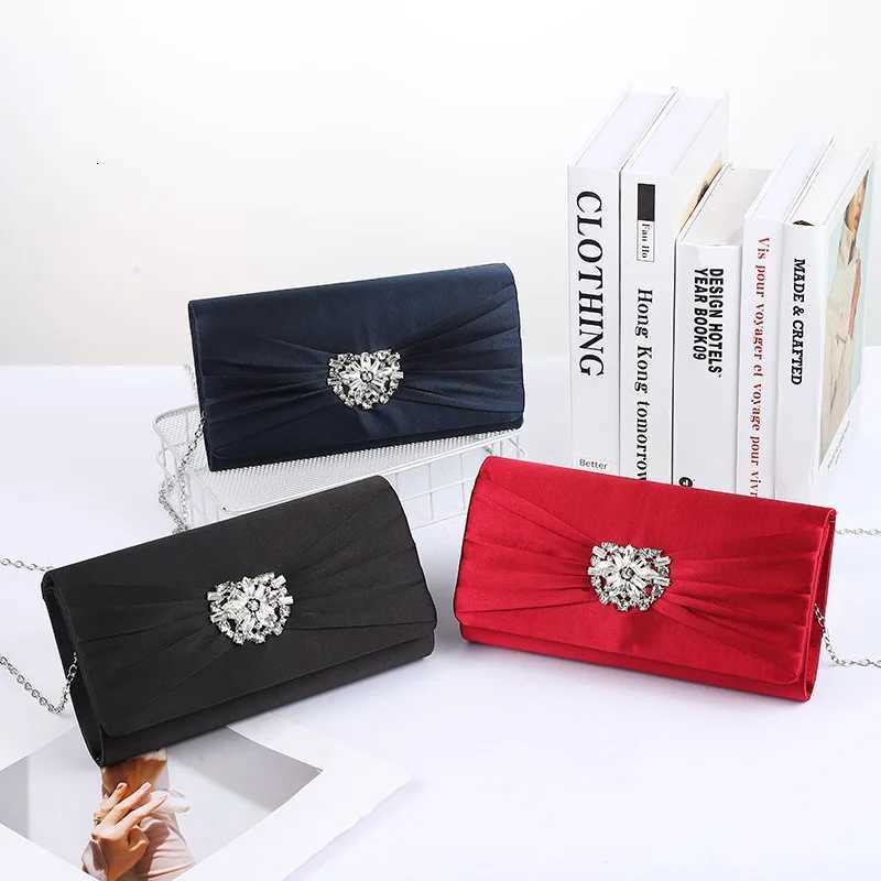 New socialite clutch bag Fashion sticker diamondevening bag Wedding party storage bag Bridal evening gown bag H251027