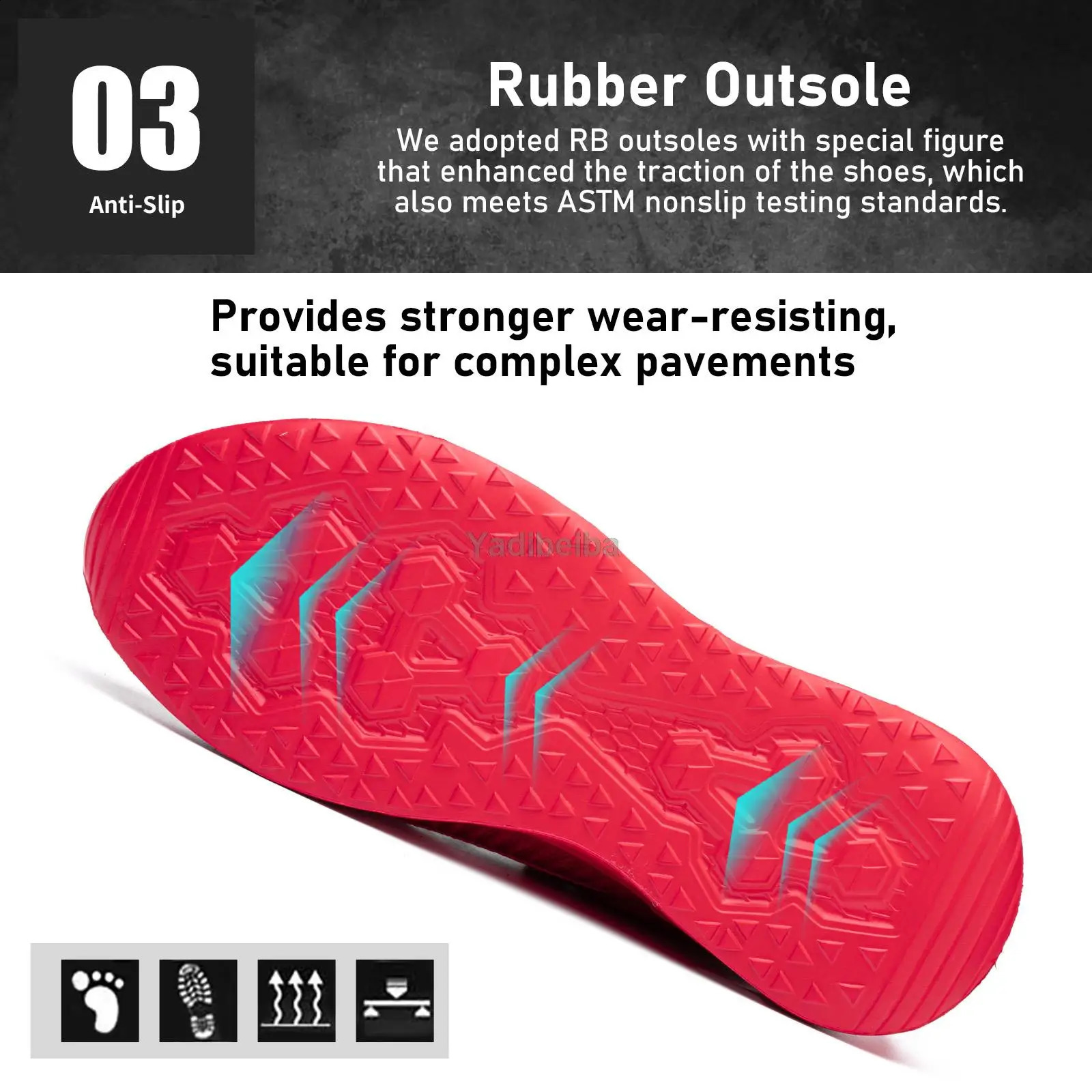 Steel Toe Safety Shoes for Men Women Lightweight Work Sneakers Puncture Proof Work Shoes Unisex Coustruction Safety Work Boots 251023