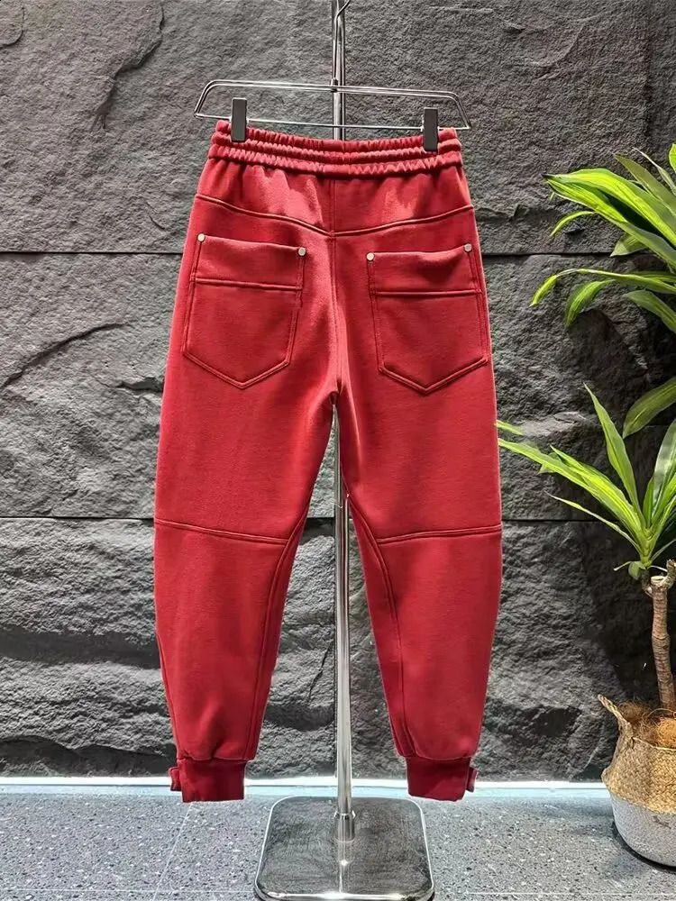 Wide Pants Man Jogger Men Clothing Mens Autumn Clothes Trousers Running Gym Sport Big Size Sweatpants 251027