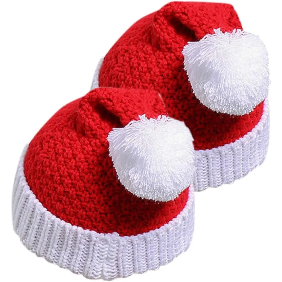 Festive Christmas Santa Hat for Adult Women Men Girl Boy Xmas Ski Knit Warm Hat Perfect for Holiday Parties Winter Outdoor Acti 251024