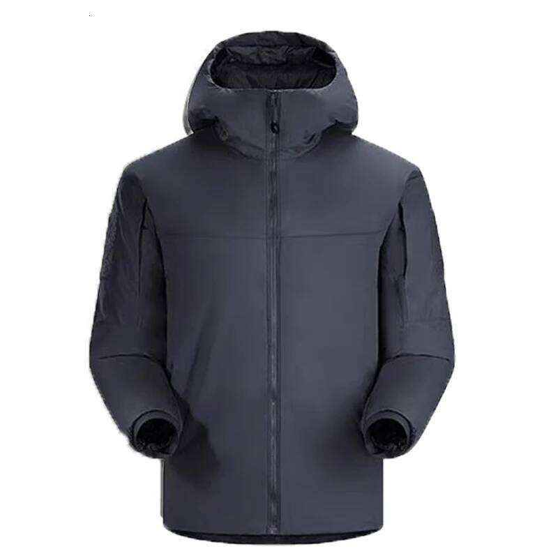 Men's Winter Outdoor Windproof Waterproof Cotton Jaet Thermal Bird Sle Hoody Anti-Freeze Cold-Resistant Coat