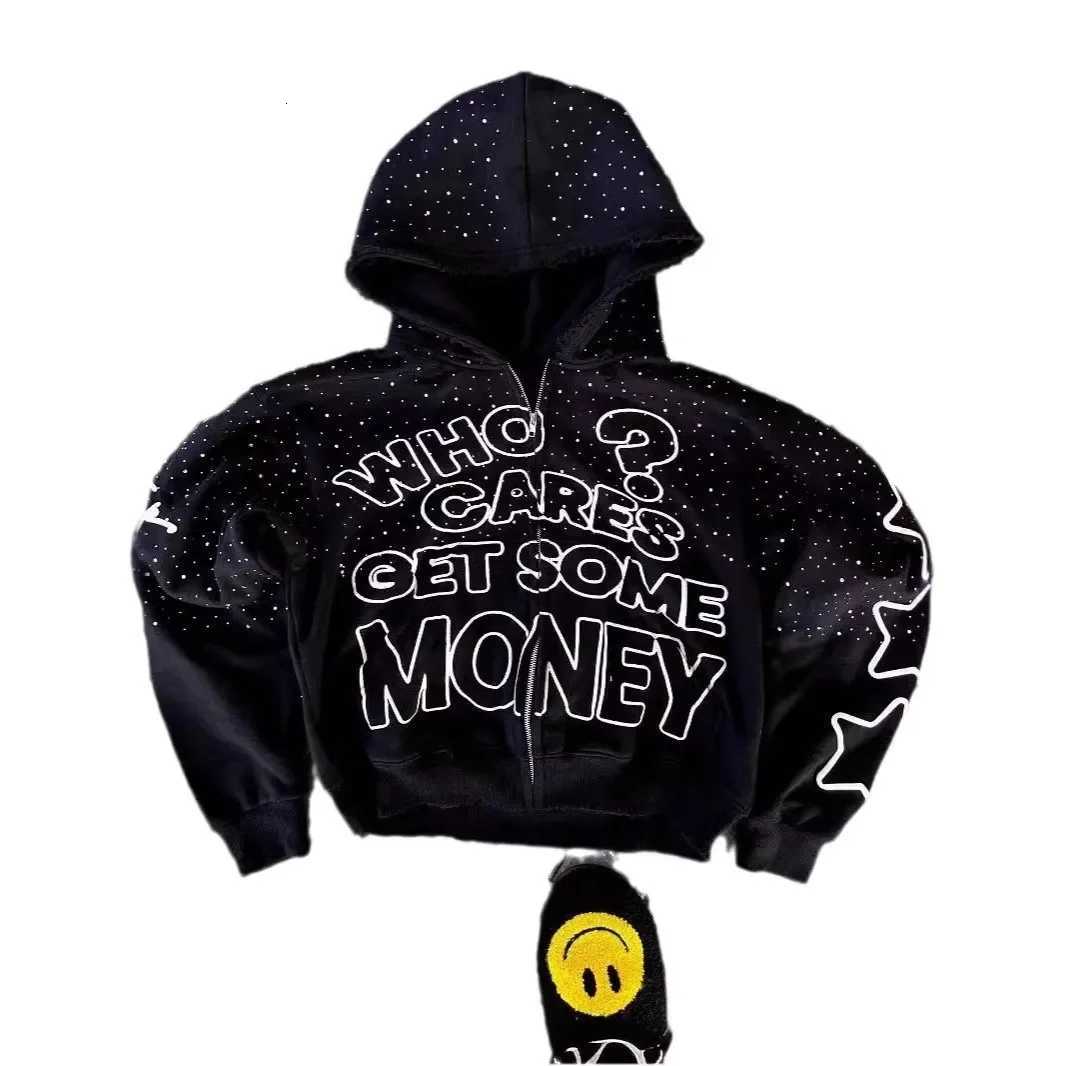 Loose Sexy Hoodie Sweatshirt Digital Print Cardigan Top Street Style Dark Theme 3D Printing Hip Hop Loose Fit Mens Shirt Y251028