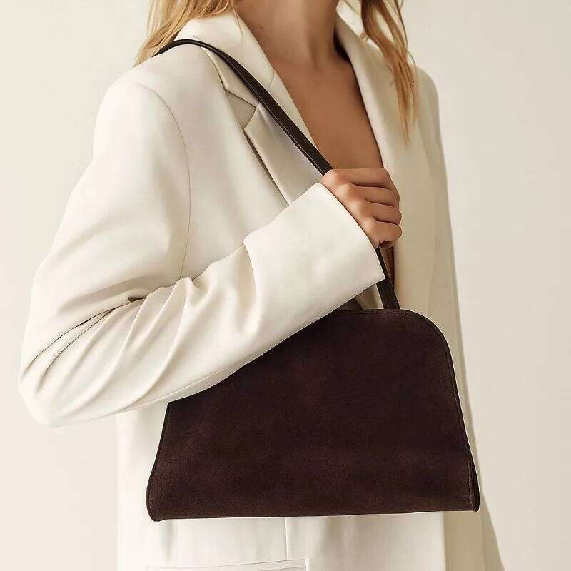 Designer Bags 2025 New Autumn Ladies Simple Commuter Niche Shoulder Underarm Leather Oblique Span Women's Bag Hot Selling