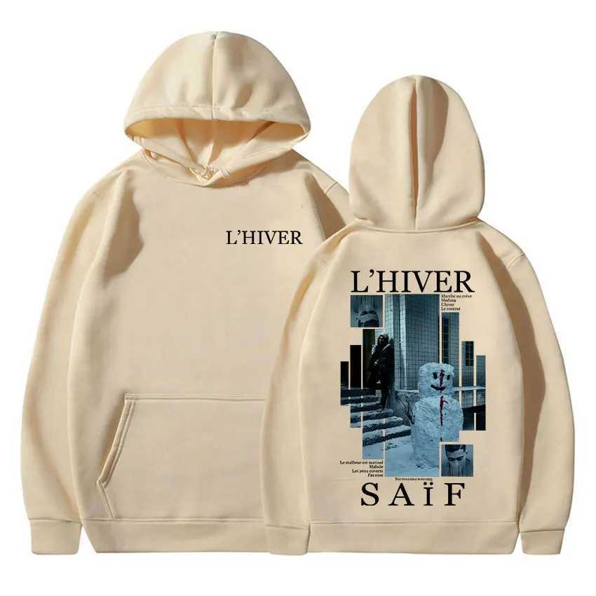 Rapper LHIVER Saif Album New Hoodie Mens Women Hip Hop Pullover Sweatshirt Long Sleeve Retro Hoody Autumn Winter StreetwearXJ251028