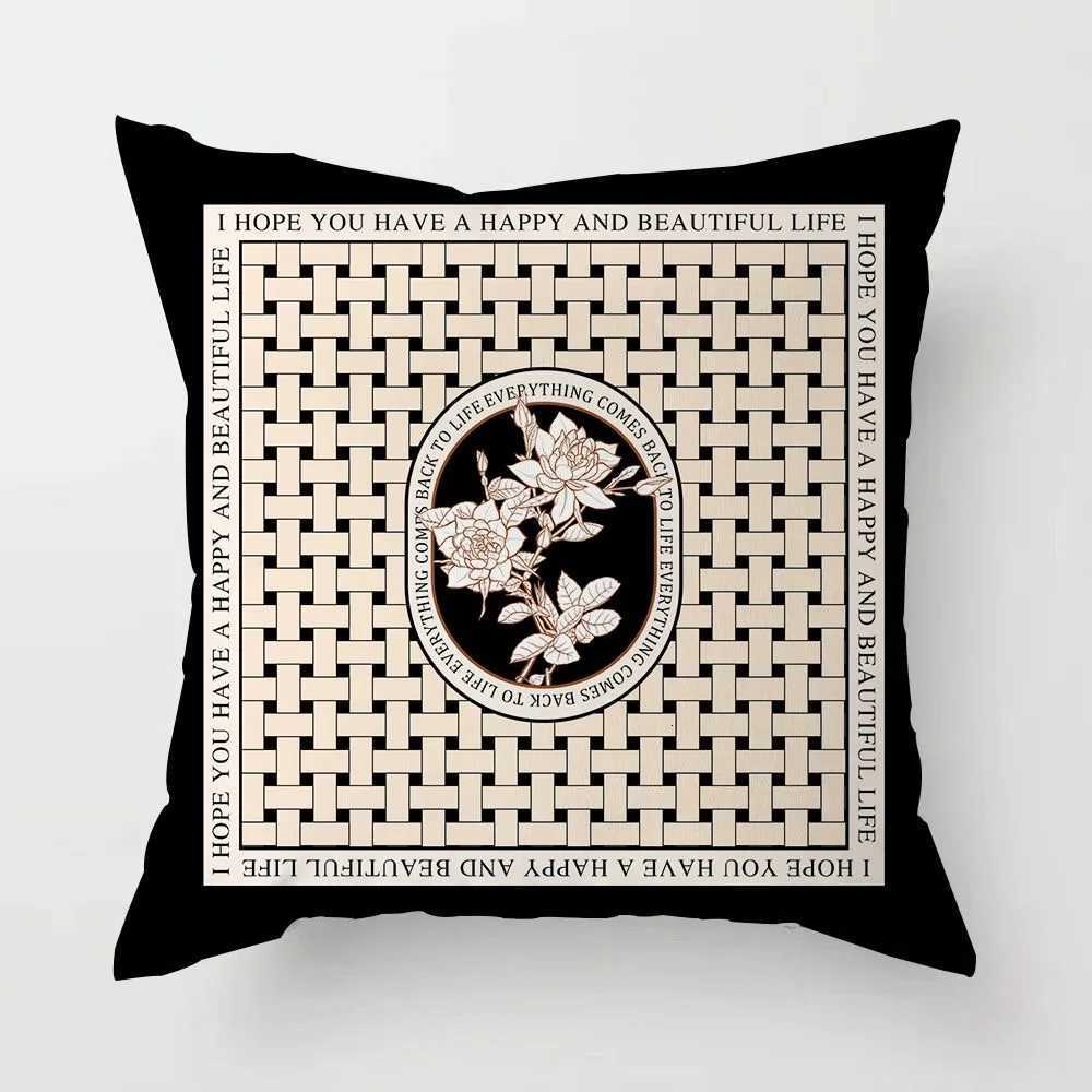 Pillow Case Retro Light Luxury American case Sofa Cushion Cover Bedroom Bed Cover Square C251028