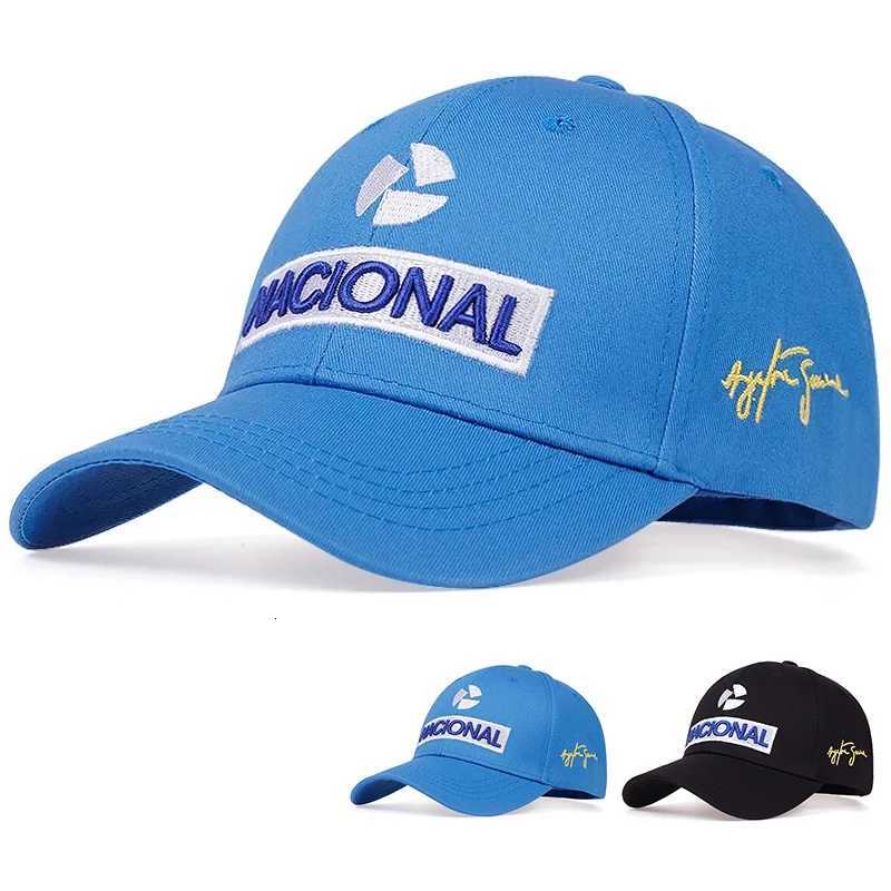 Unisex NACIONAL Letter Embroidery Baseball Caps Spring and Autumn Outdoor Adjustable Casual Hats Sunscreen Hat Sports Golf CapL251028