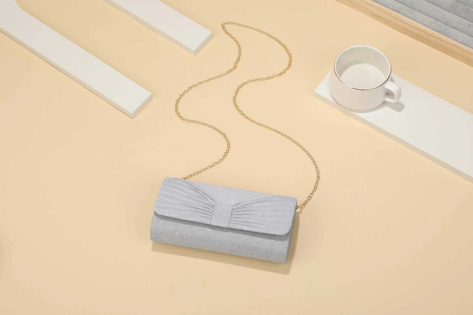 HighEnd Womens Portable Dinner Bag with Clutch Shoulder Latch Closure Evening Gown Complement Lipstick Storage Organizer H251027