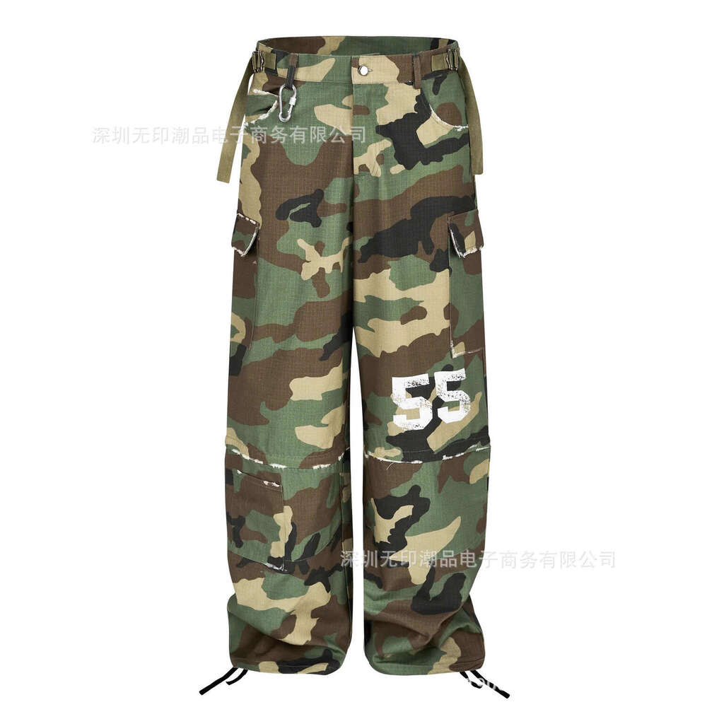 Street Jungle Color 2 Seasons Wearable Unisex Detachable Leg Loose Long Pants