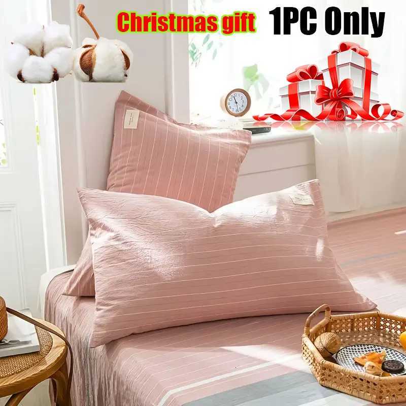 Pillow Case Christmas gift 1pc Luxurious 100 cotton Brushed Twill Weave case Envelope Closure Soft Cozy Bed Cover 48x74cm C251028