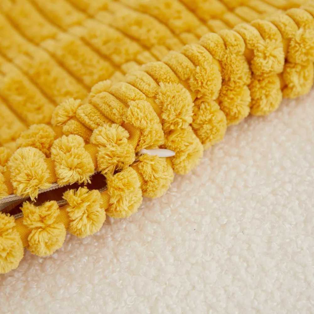 Pillow Case Luxury Nordic style office sofa throw square corn velvet case lumbar living room cushion pad cover C251028
