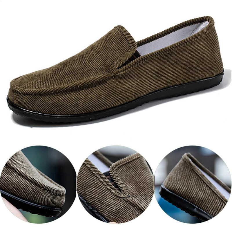 Men Loafers Shoes Fashion Soft Man Moccasins Loafers Canvas SlipOn Casual Shoes Men Outdoor Walking Men Footwear 251023