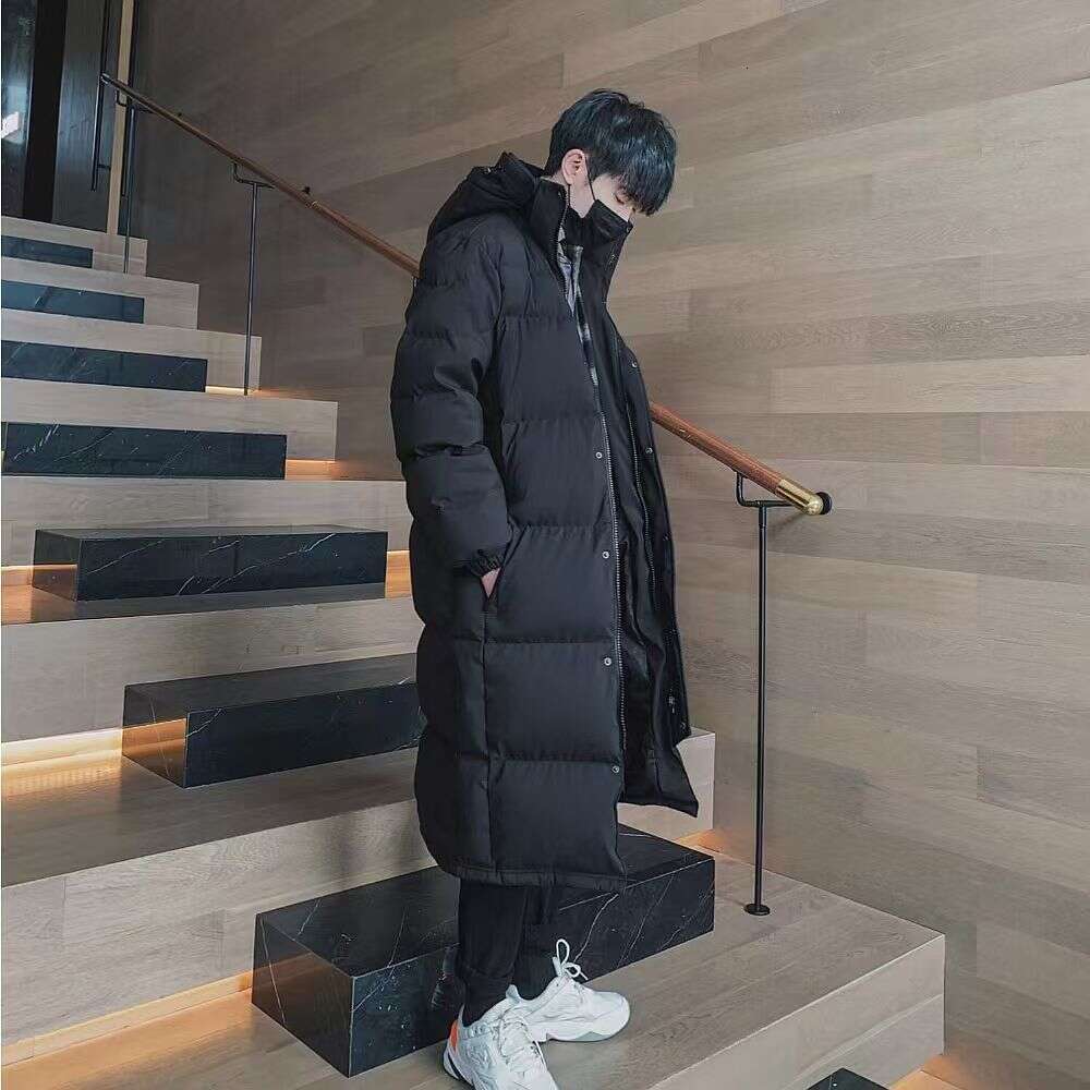 Puffer Jacket Men's winter big jacket women's down parkas black thick long hooded outdoor Down coat warm oversize ski padded overcoat S-3XL