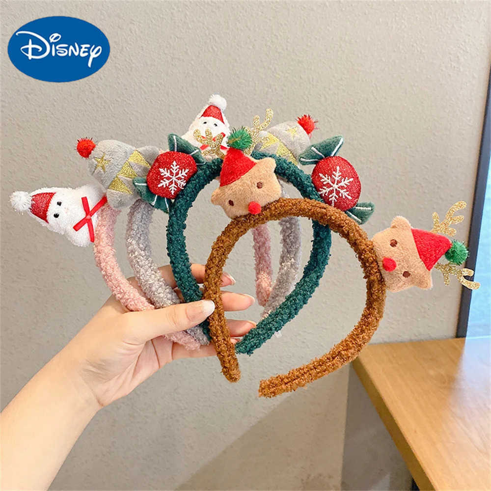 Disney Christmas Cute Snowman & Elk Holiday Themed Plush Headwear for Girls - Fall/Winter Seasonal Accessory designer H251119
