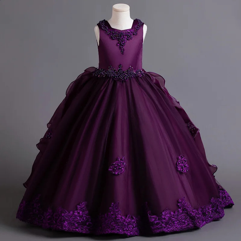Elegant Girl Party Dress Gorgeous Prom Dress Large Graduation Party Collective Dress 412 Year Old Halloween Princess Dress 251023
