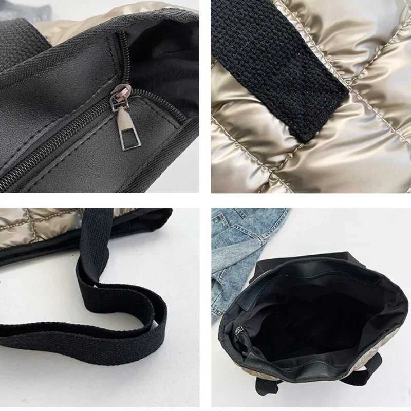 Casual Large Capacity Shoulder Bags for Women Space Cotton Handbag Totes Fashion Winter Daily Use Bag Bolsa FemininaW251028