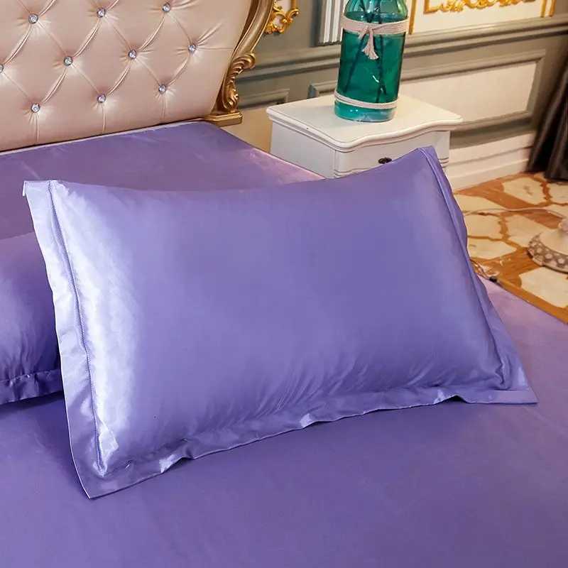 Pillow Case Natural Mulberry Silk case High Quty Envelope Case Solid Color Case Cover Bedding Cover 48x74cm C251028