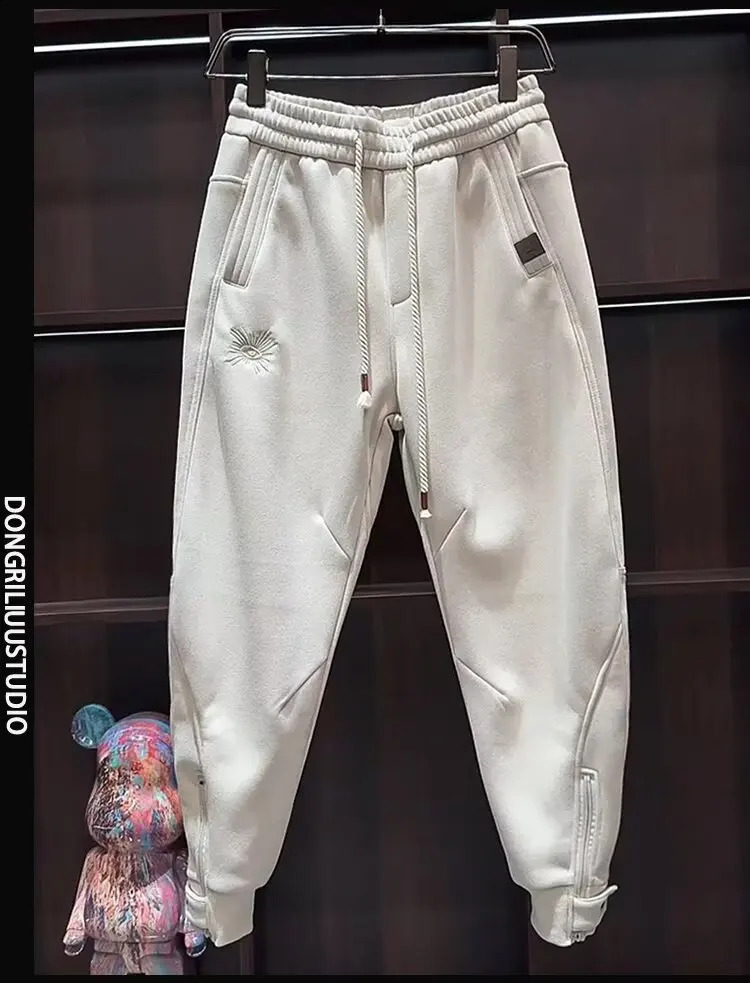 Wide Pants Man Jogger Men Clothing Mens Autumn Clothes Trousers Running Gym Sport Big Size Sweatpants 251027