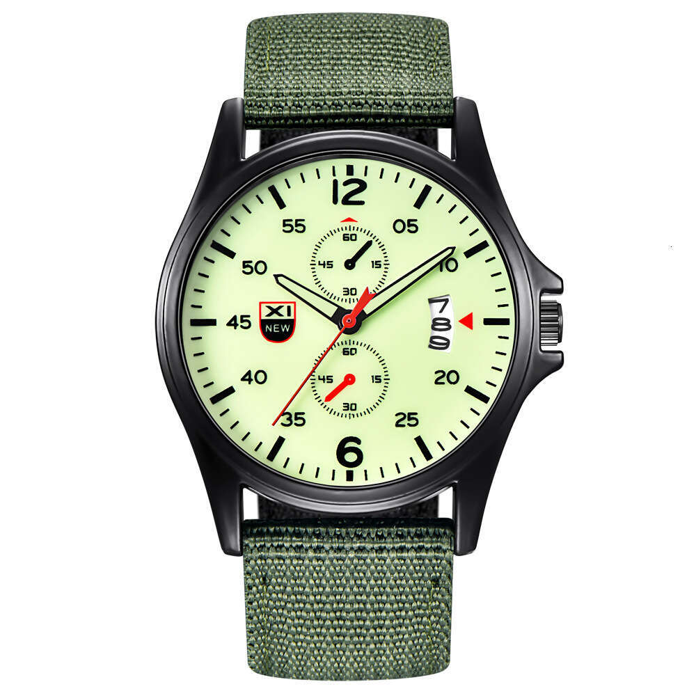 Brand New Men's Fashion Nylon Strap Sports Military Calendar Quartz Watch