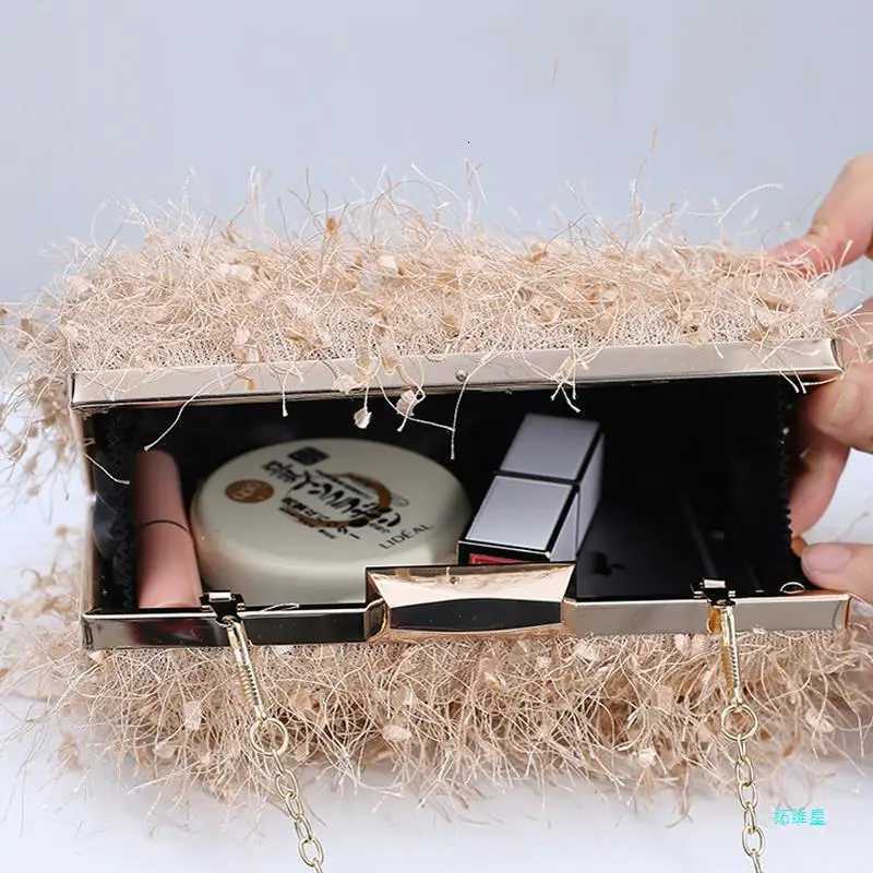 Korean style wedding clutch purse handbags with tassel new fashion crossbody shoulder sling bag women trendy designer purse H251027