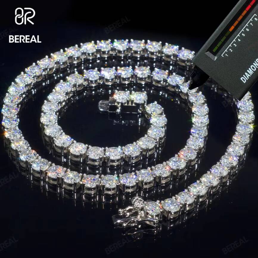 Good Quality Gift 10k Solid Gold Necklace 14k Diamond Link Bracelet Tennis Chain