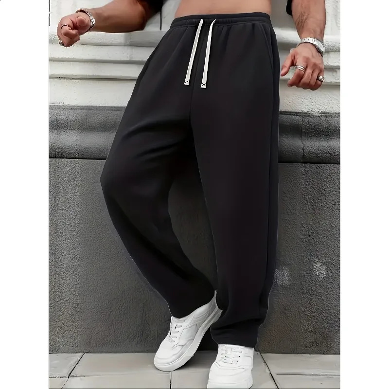 Super handsome mens straight leg pants made of pure cotton for casual wear suitable both men and women in autumn winter 251027
