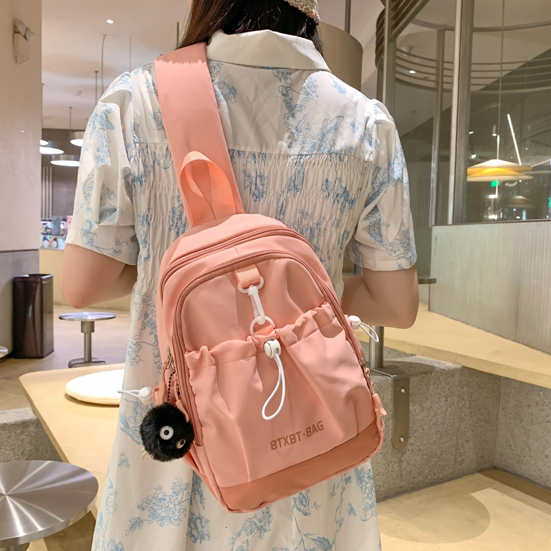 Unisex Single Shoulder College Student Fashion Commuter Crossbody 2025 New Travel Chest Casual Cycling Bag