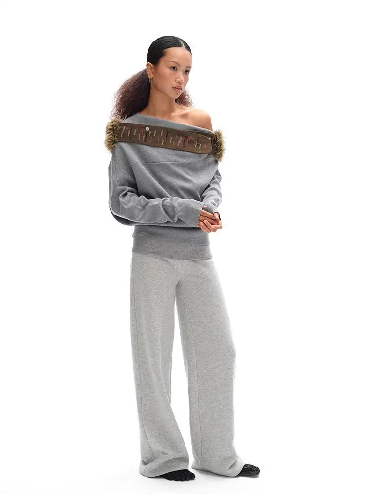 Vintage Brown Fur Belt Y2K Hook Furry Fur Belt Cowgirl Gothic Punk Sexy Belts Hip Hop Waistband Jeans Pants Decor 251027