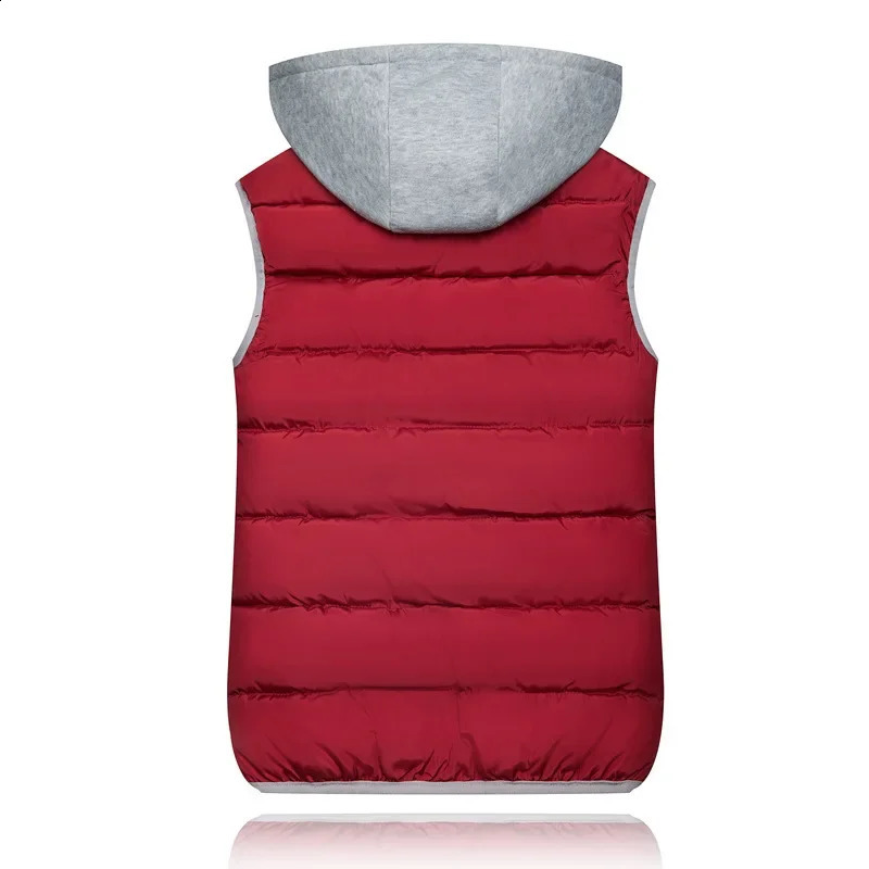 2025 Winter Down Vests Women Sleeveless Hooded Coats Thicken Warm Zipper Vest Lady Casual Slim Jackets Waistcoat Outerwear 251027