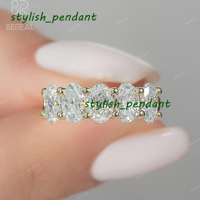 Custom Vvs Lab Grown Diamond Wedding Ring Hot Selling Luxury White Gold 925 Sterling Silver Band Ring Fine Women Jewelry