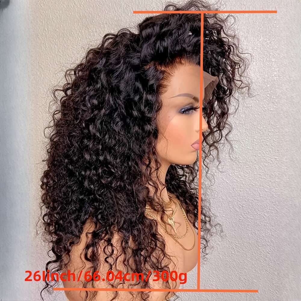 180% Density 26" Twist Synthetic Wig - 13X4 HD Lace Front, Heat Resistant Daily Wear, Elegant Kinky Curly Hair For Women & Men, Versatile Party S