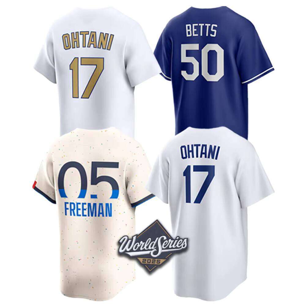 2025 World Serie Men Mookie Betts Freddie Freeman ed Fernando Valenzuela Yoshinobu Yamamoto Shohei Ohtani Baseball Jersey