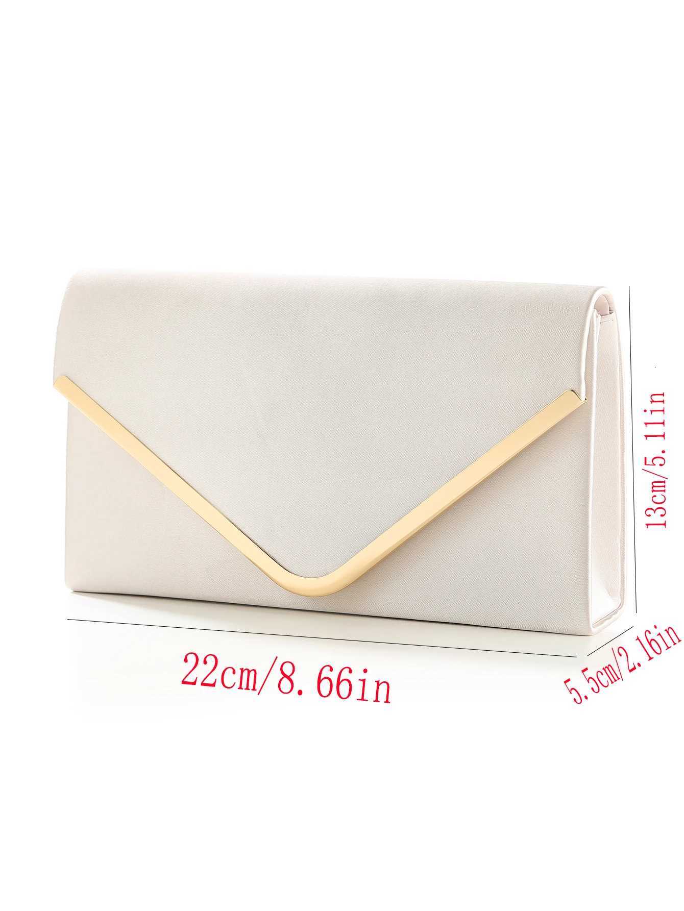 Solid color dinner party bag Marriage evening dress bag socialite bag chain shoulder bag hand in hand to take the bag H251027