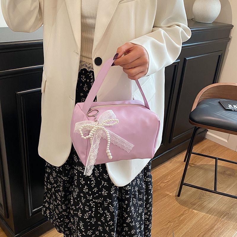 Leather large capacity cosmetic bag storage bag square organization bag cosmetic toiletry bag