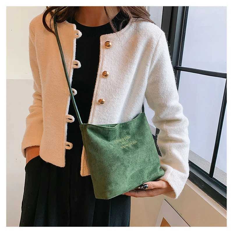 Women Handbags Faux Suede Fabric Women Shoulder Bag Fashion Luxury Ladies Messenger Bags High Quality Female Tote BagT251028